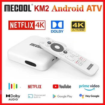 MECOOL 4K Android TV Box KM2 Amlogic S905X2 2 GB DDR4 USB3.0 SPDIF Ethernet, WiFi многонишковите HDR 10 телеприставка KM2 Plus
