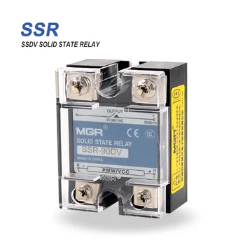 MGR SSR Регулатор на напрежение Монофазен Твърди реле, ac 80-250 На Входа за Променлив ток 24-380 Ac Регулатор на изходното напрежение на Схемата за Управление
