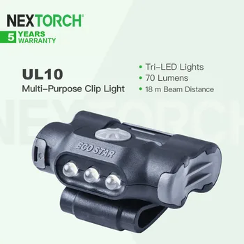 Nextorch UL10 Универсален Битумен лампа /Сигнален лампа с 3 светодиода, е предмет на 180 °, Лек, 65 Лумена за преходи, Риболов