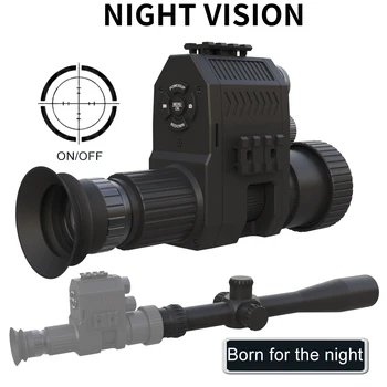 NK007 HD Цифрови Очила за Нощно Виждане Мерник за Ловна Пушка Оптични Мерници Тактически Инфрачервен Лазерен 850nm IR Монокуляр Телескоп