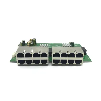 OEM Нов модел 16-port gigabit switch Тенис на RJ-45 Ethernet комутатор 10/100/1000 Mbps Lan hub switch 16 порта на дънната платка
