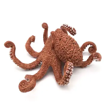 Q0KB Статуетка фигурка модел риба-октопод морското животно Офис плот Декорация на дома