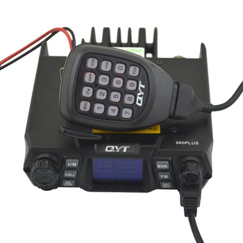 QYT 980PLUS двойна лента VHF 75 W: 136-174 Mhz и UHF 55 W: 400-480 Mhz 200CH висока изходна мощност Четырехканальное мобилно радио в режим на изчакване
