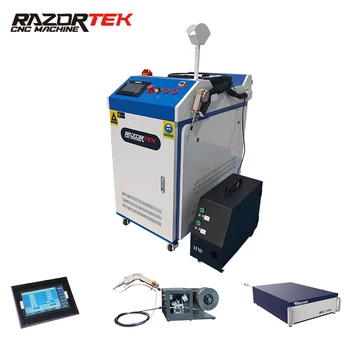 Razortek 3 в 1 лазерно заваряване капацитет на рязане чистящая машина 200/380 1 p/3 p преносим лазер