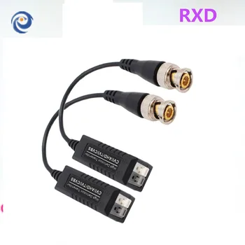 RXD Пасивен видео CVI/AHD 600 радиостанцията по усукана двойка кабел за ВИДЕОНАБЛЮДЕНИЕ UTP Balun с конектор BNC CAT5