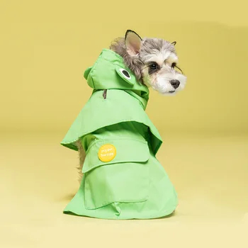 S-3XL Дрехи за домашни кучета с качулка, дъждобрани за домашни любимци, дъждобран за кучета, непромокаеми якета, градинска дишаща облекло за кутрета