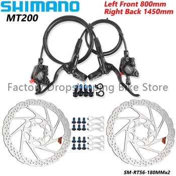 Shimano BR BL MT200 Хидравлична Спирачка За Планински Велосипед 800/1450 мм, МТВ Накладките RT10 RT30 RT26 RT56 Ротори За Оригинални Велосипедни Части