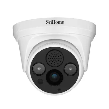 Srihome SH030 3MP HD 1296P Безжична Домофонна система Onvif IP Куполна Камера AI Откриване на Хуманоиди IR за Нощно Виждане, Аларма IP Видео Камера
