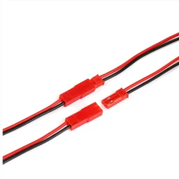 SYP JST 2,54 мм, 2P штекерный кабелен конектор мъжки/женски комплект удължителен кабел Електронен Кабел Свързващ Терминал Тел 10 СМ 22AWG