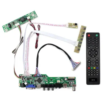 TV + HD MI + VGA + AV + USB LCD такса контролер за 21,5 инча, резолюция 1920x1080 T215HVN01.0 M215HW03 V1 V2 M215HGE-L23 LCD екран