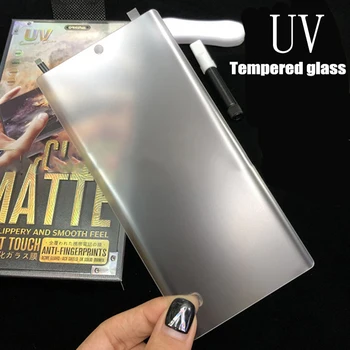 UV Течност Пълен Лепило Матирано Закалено Стъкло 9H За Huawei Nova 7 8 9 10 11 Pro Ултра Матово Защитно Фолио За Екрана Със Защита От Пръстови Отпечатъци