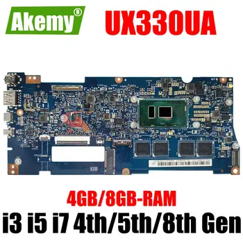 UX330UAK За ASUS Zenbook UX330UA UX330UAR UX330U U3000U дънна Платка с I3 I5 I7/6th 7th 8th Gen 4 GB/8 GB оперативна памет 100% Тест