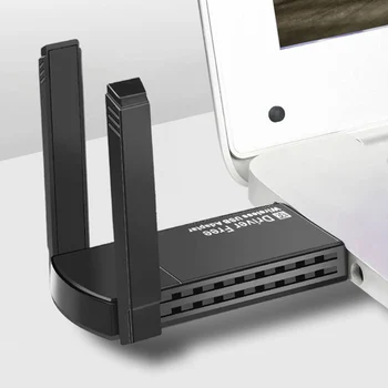 WiFi USB 3.0 адаптер 650 Mbps WiFi адаптер двойна лента 2,4 Г/5 Ghz Wifi USB за десктоп PC мрежова карта на лаптопа безжичен приемник
