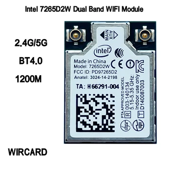 WIRCARD intel 7265D2W 7265AC двухдиапазонная WIFI карта 2,4 G/5G мрежова карта