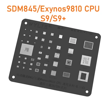 Wylie WL-69 BGA Шаблони за Реболлинга Samsung S9 S9 + Plus Snapdragon SDM845 Exynos9810 PM845 BGA153 Процесор Оперативна Памет Мощност Wi-Fi Чип