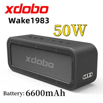 Xdobo Wake 1983 50 W мощен Bluetooth-високоговорител, преносим безжичен субуфер, водоустойчив високоговорител за съраунд звук, колона за музикален център TWS