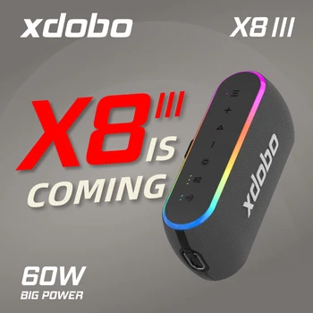 XDOBO x8ii BLUETOOTH високоговорител музикален плейър за улицата Цветен безжичен субуфер с дълбок бас Преносим колонковый говорител