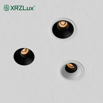 XRZLux 10 W Led Мини Прожектори-Вградени COB Led Лампа, Алуминий Тавана Лампа С Деколте 45 мм Дупчица Лампа За Вътрешно Осветление