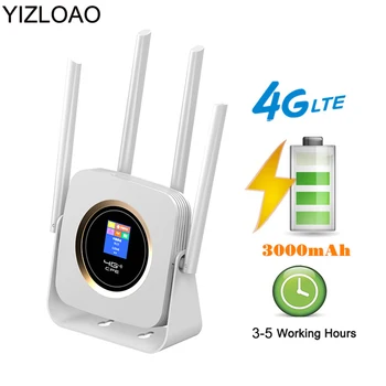 YIZLOAO 3G, 4G LTE /Отключване / Мобилен Рутер CPE 4G, 3G Модем Точка за достъп до Мрежата Рутер, Точка за Достъп, Високоскоростен Wifi /Портал Усилвател на сигнала