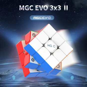 YJ MGC EVO V2 3x3x3 Магнитен Магически Способи Куб Професионален Yongjun MGC EVO II Магнити Кубични Cubo Magico Забавни Играчки