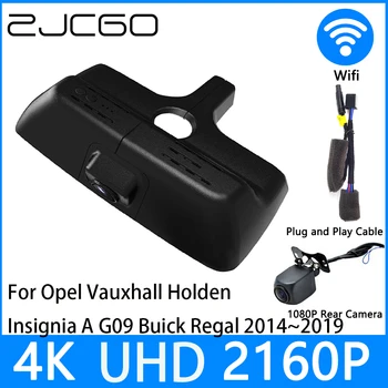 ZJCGO Dash Cam 4K UHD 2160P Автомобилен Видеорекордер DVR за Нощно Виждане за Opel Vauxhall, Holden Insignia A G09 Buick Regal 2014 ~ 2019