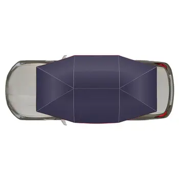 Авто Козирка за Защита от Топлоизолация на Капака на Колата Водоустойчив UV блок Пълна Защита От Слънцето Блокира УЛТРАВИОЛЕТОВИТЕ лъчи пази вашия автомобил