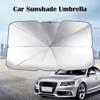 Авто слънцезащитен крем, топлоизолационна чадър, аксесоари складного размер, предна козирка, лятна топлоизолация, 3 защита на превозното средство, O8Z0