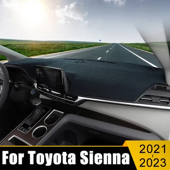 Автоаксесоари За Toyota Sienna XL40 Hybrid 2021 2022 2023 2024 Кутията на таблото да се Избягва Светлината на Тепиха Козирка Анти-UV Килими