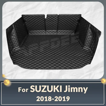 Автоматично подложка за багажника с пълно покритие за Suzuki Jimny 2018 2019, авто подложка за багажника, аксесоари за защита на купето на товарен подложка