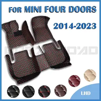 Автомобилни постелки за MINI mini four door 2014 2015 2016 2017 2018 2019 2020 21 22 23 Потребителски автоматично накладки за краката, авто килим