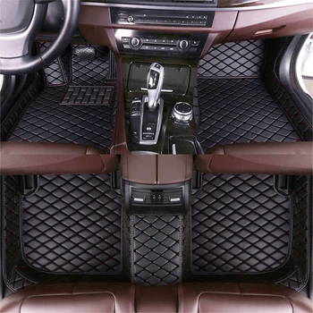 Автомобилни стелки за Mercedes Benz CLA 2013-2019, изработени по поръчка кожени килими, водоустойчиви аксесоари за интериора на колата