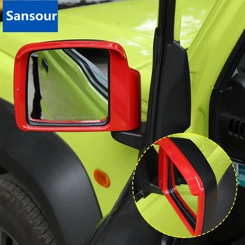 Автомобилно Външно Огледало за Обратно виждане Дъжд Украса За Вежди Рамка Стикер на Кутията за Suzuki Jimny 2019 2020 2021 2022 2023 Аксесоар