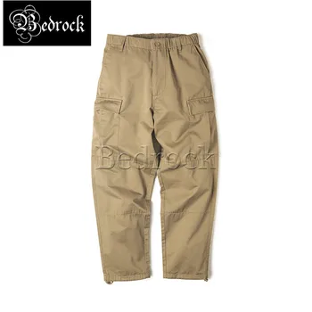 Американски реколта диви панталони-карго M65, dr. панталони с голям джоб, еластичен колан на съвсем малък, свободни ежедневни панталони за мъже