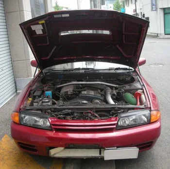 Амортисьор капак за Nissan SKYLINE GT-R HCR32 ЛЕК капак 1989-94 Газова часова Повдигаща опора преден капак Модифицирани газови пружини