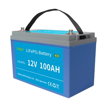 Батерия LiFePO4 продължителен цикъл е 12.8 V 100Ah 1280Wh литиево-желязо-фосфатная акумулаторна батерия за съхранение на енергия