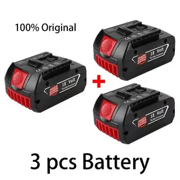 Батерията е литиево-йонна 18 В 10 ah, която се презарежда за възприятие на Bosch BAT609 BAT609G BAT618 BAT618G BAT614 + 1 Зарядно устройство