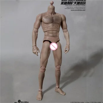 В наличност Worldbox 1/6th AT008 мъжки фигурки със здрав шнур мускулите, които са подходящи за аксесоари за 12-инчов кукли