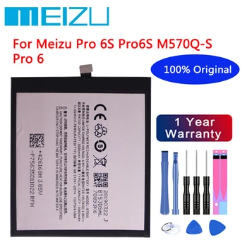 Висококачествен Meizu 100% Оригинална Батерия 3060 mah BT53S За Meizu Pro 6S Pro6S M570Q-S Pro 6 Батерии за телефони + Инструменти