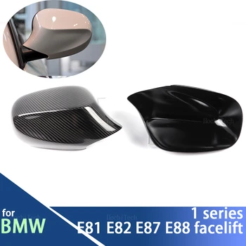Висококачествена Капачка Огледало от Настоящия карбон за BMW 1er E81 E82 E87 E88 116i 116d 118i 118d 120i 120d 123d 130i ИРТ Лифтинг на лицето