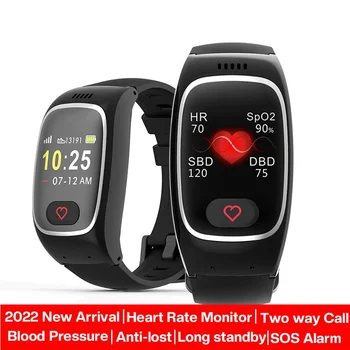 Водоустойчива IP67 Смарт Часовници За по-възрастните Хора, монитор на сърдечната честота, следи Кръвното Налягане, SOS Повикване, Двупосочен Разговор, GPS Тракер, Android-Телефон, Мъжки Часовник