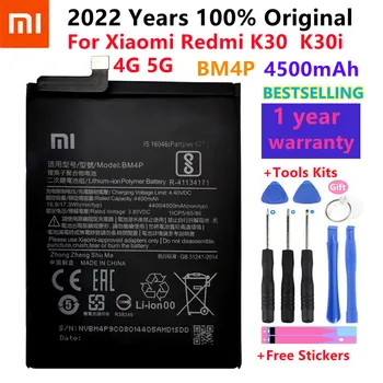 Въведете Mi Оригиналната работа на смени Батерията на Телефона BM4P За Xiaomi Mi Redmi K30 Hongmi K30 Автентичната Акумулаторна Батерия 4500 mah + Инструменти