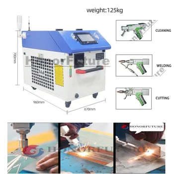 Върховният заваряване лазер 1000 W 1500 W 2000 W оптичен заваръчни машини за лазерно заваряване на канали