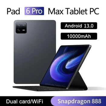 Глобалната версия на Оригиналния таблет Pad 6 Pro 2023 Android 13 Snapdragon 888 16 GB, 512 GB на 11-Инчов HD екран 5G Wifi Android Tablet PC