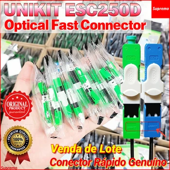 Гореща продажба на Оригинални FTTH UNIKIT ESC250D SC APC UPC един режим Оптичен Бърз Конектор за FTTH SM Оптичен Бърз Фланец