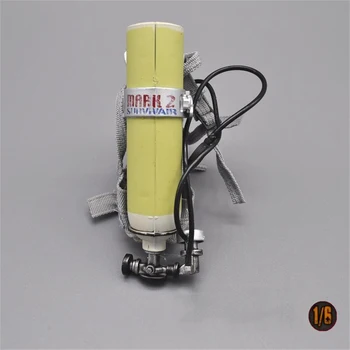 Горещи продажба 1/6 играчки Модел пожарникар водолаз кислороден балон модел от PVC материал за 12-инчов аксесоари за тяло