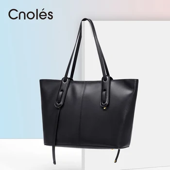Дамска чанта за през рамото от телешка кожа, маркови дизайнерски дамски чанти, луксозна чанта от изкуствена кожа, чанта-кофа, чанта
