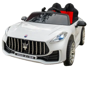 Детски електрически автомобил може да седи, детски електрически играчка кола, бебешки люлки, колички с дистанционно управление, двухприводный четырехколесный електрически автомобил