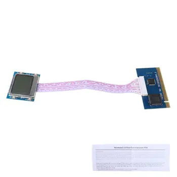 Диагностичен тестер на дънната платка е PCI, анализатор на LCD-дисплея, на тестова карта за настолен лаптоп