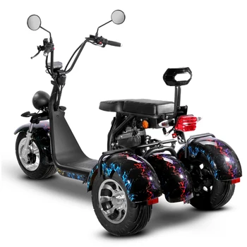 Добро качество на Ниска цена ЕИО СОС Триколки товарни мотоциклетни триколки за голф, за възрастни Citycoco Скутер