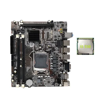Дънна платка H55 LGA1156 Поддържа процесор, серия I3 530 I5 760 с паметта DDR3 дънната Платка на Настолен компютър с процесор I3 550